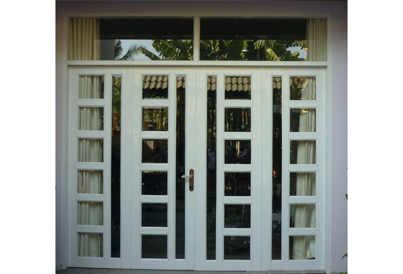 cửa nhôm tung shin chia đố